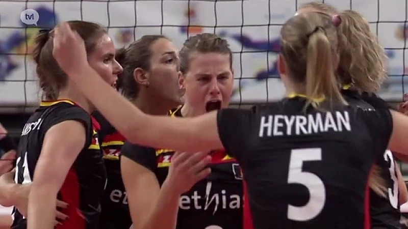 Yellow Tigers uitstekend gestart aan EK volleybal