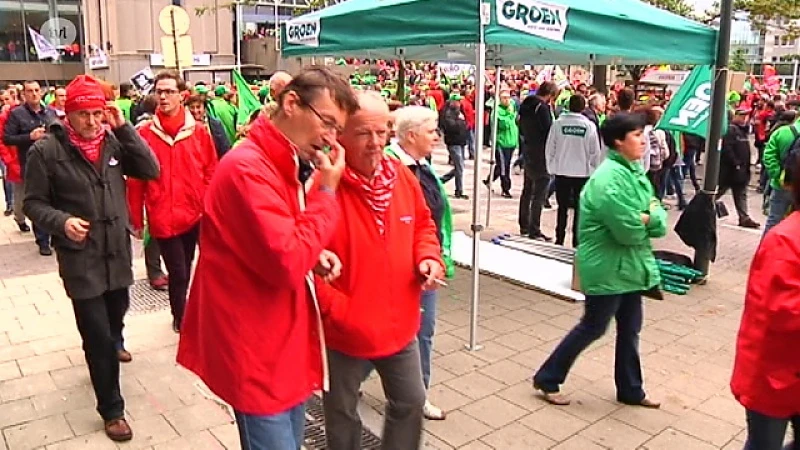 Nationale betoging tegen besparingsbeleid