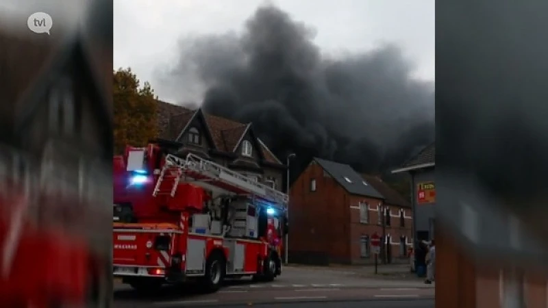 Uitslaande brand in achterbouw in Heppen