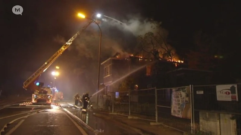 Zware brand vernielt restaurant in Genk
