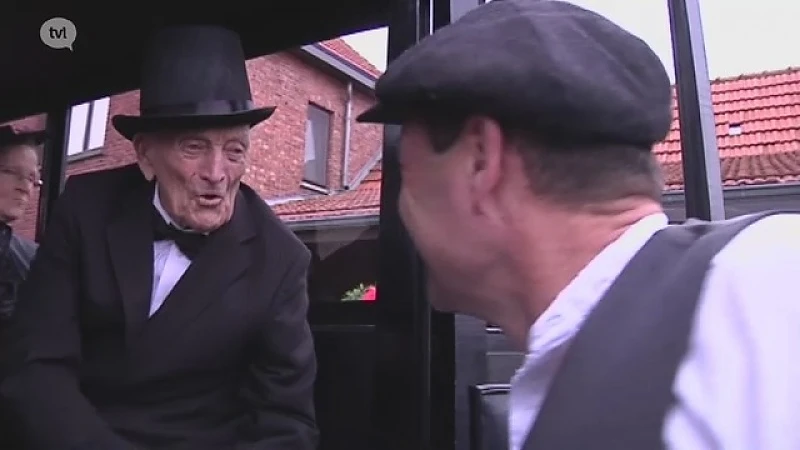 100-jarige Frans uit Lummen viert zijn verjaardag zoals in 1915
