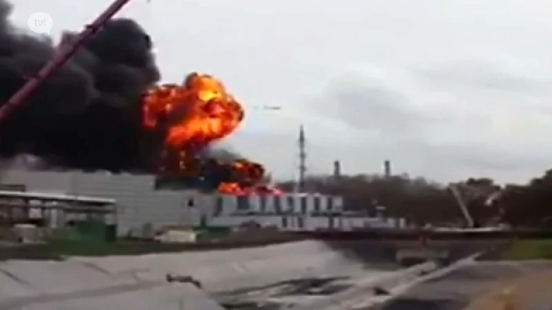 Zware brand met enorme rookontwikkeling in Nederlands Limburg