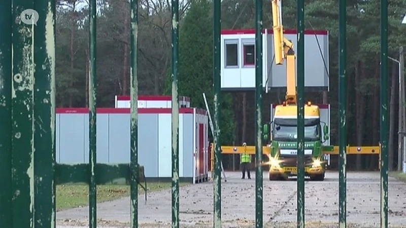 Noodopvangcentrum Hechtel-Eksel verwelkomt eerste vluchtelingen