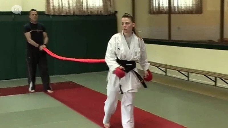 Nele De Vos Belgisch kampioen karate met topsportstatuut