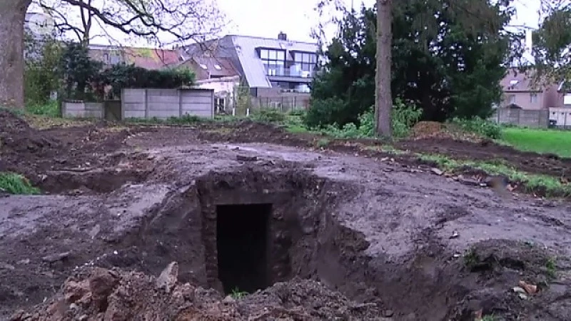 Gemeentewerkers ontdekken schuilkelder uit Interbellum in Bilzen