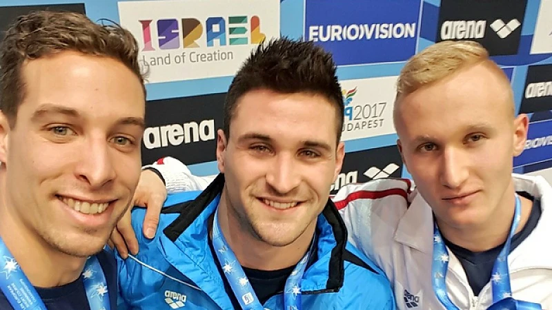 Pieter Timmers sluit EK af met zilveren medaille op 100m vrij
