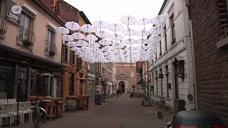 Originele kerstversiering in Hasselt