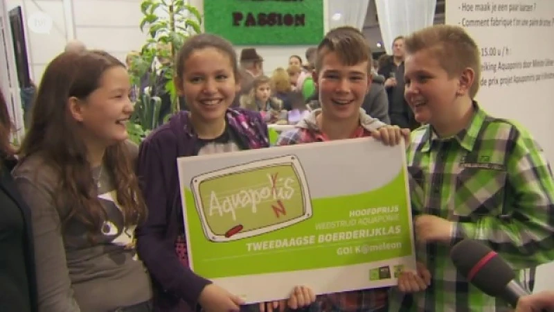 School uit Leopoldsburg valt in de prijzen met vissenmoestuin