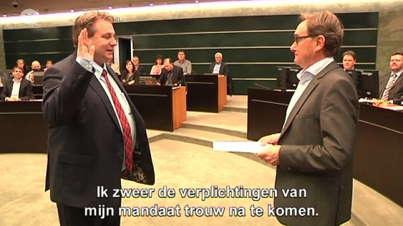 Erik Gerits legt eed af als nieuwe CD&V-deputé