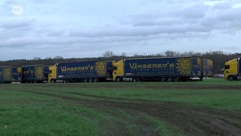 Onderzoek naar sociale dumping bij 300 Hongaarse vrachtwagens in Opglabbeek