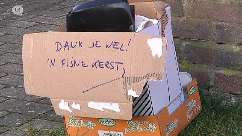 Bedankjes voor vuilnismannen in Zonhoven en Diepenbeek