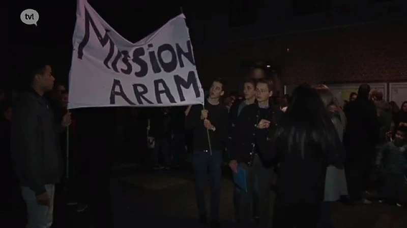 Vrienden van uitgewezen Aram voeren actie in Tongeren