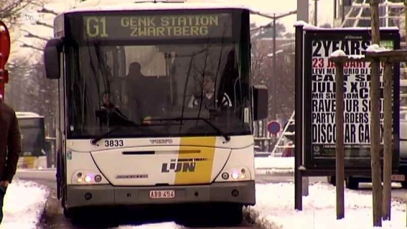 De Lijn loodst haar passagiers veilig door winterweer