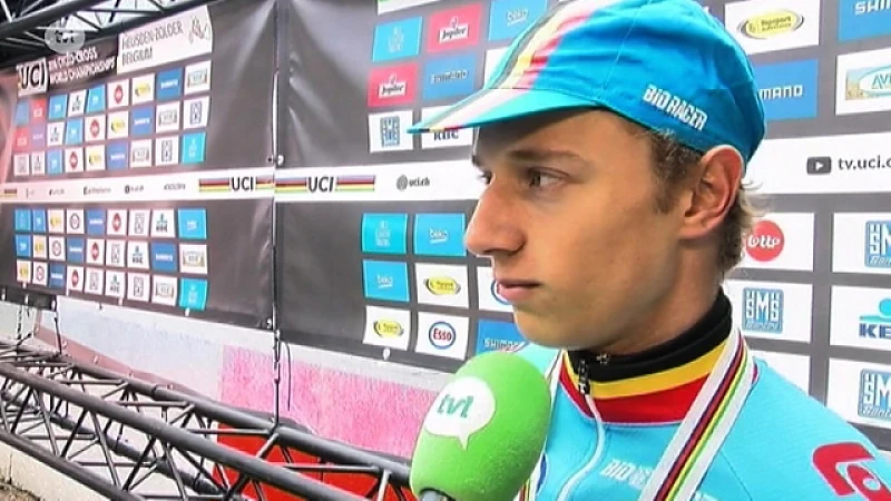 Bronzen Quinten Hermans: "Ik sta op het podium van een WK. Dat kan niet iedereen zeggen."
