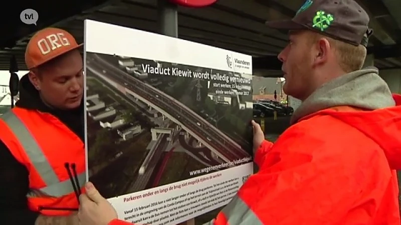 Wegen en verkeer waarschuwt voor werken aan Philipsbrug Hasselt