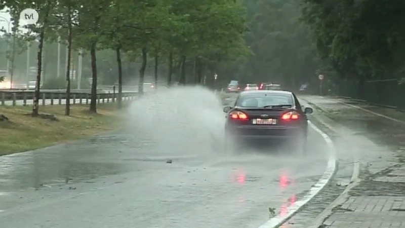 Opgelet met aquaplaning door noodweer