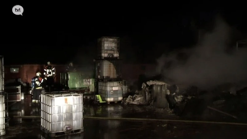 Brand in biomassacentrale in Bocholt