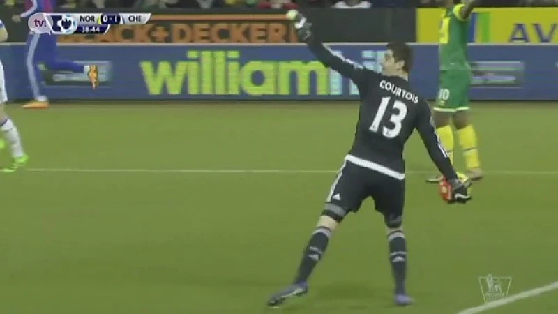 Thibaut Courtois reageert op controversiële terugspeelbal