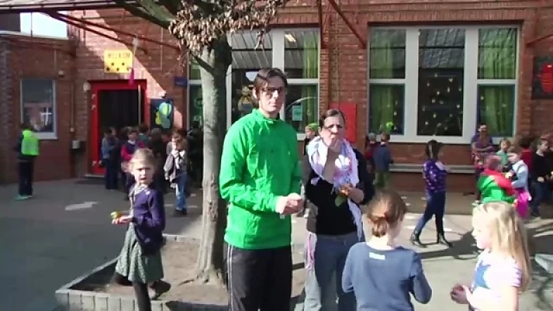 Tia Hellebaut helpt leerlingen Tessenderlo iedere dag 1 mijl te lopen