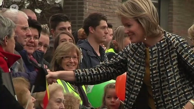 Koningin Mathilde bezoekt psychiatrisch centrum Asster in Sint-Truiden