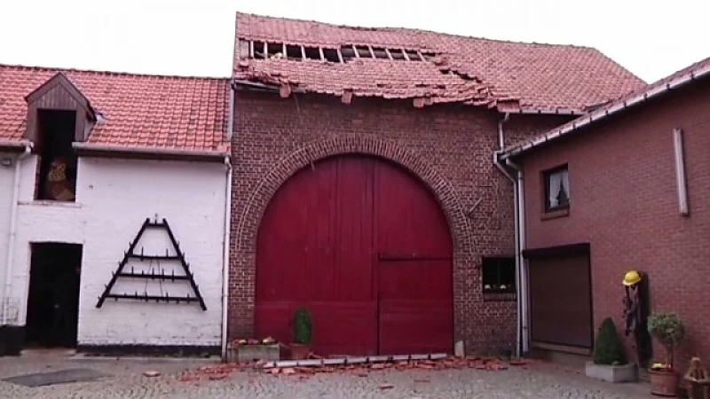 Stormschade: "Mijn zoon dacht dat IS hier in de buurt was"