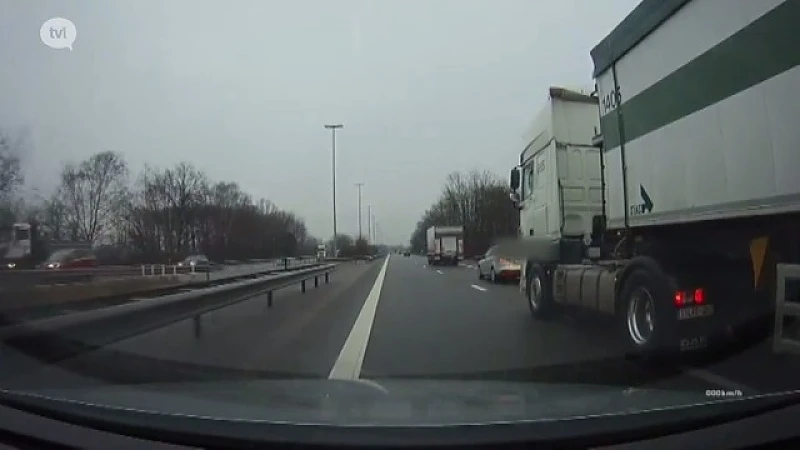 Wegpiraat E313 is wagen kwijt