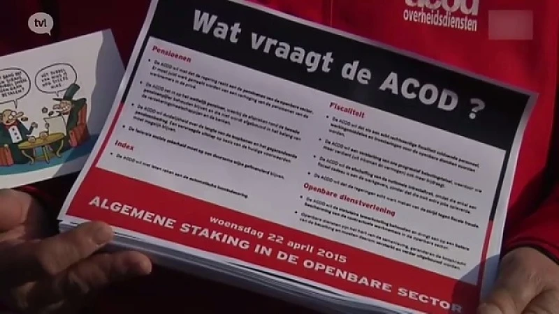 Socialistische vakbond voert actie op 19 april