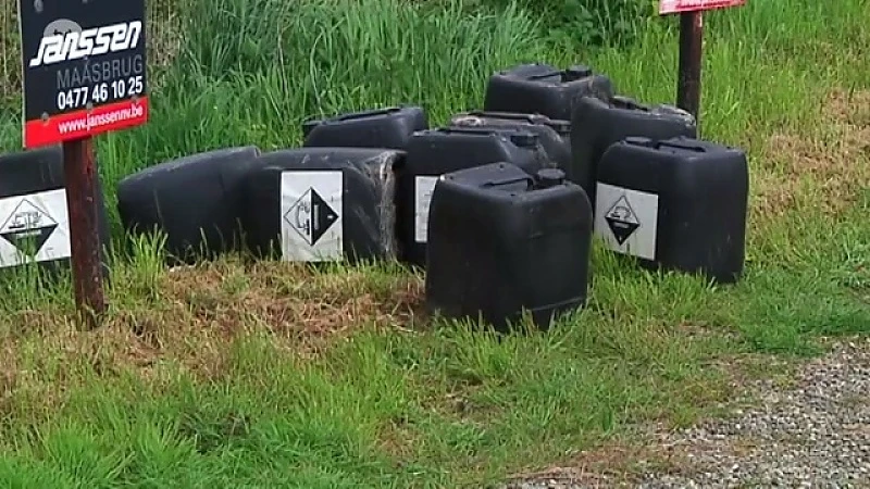 Afval drugslabo gedumpt in Maaseik
