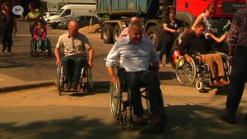 Hoe toegankelijk is de dorpskern van Houthalen-Helchteren?