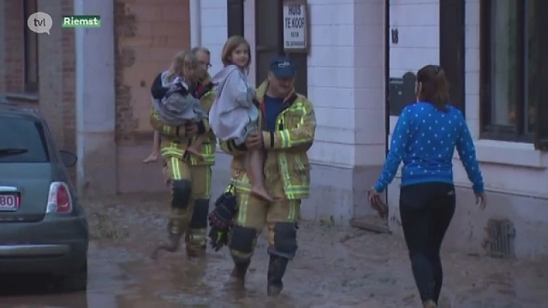 Grote wateroverlast in Zuidoost-Limburg