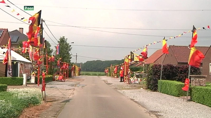 Volledige straat EK-gek in Peer