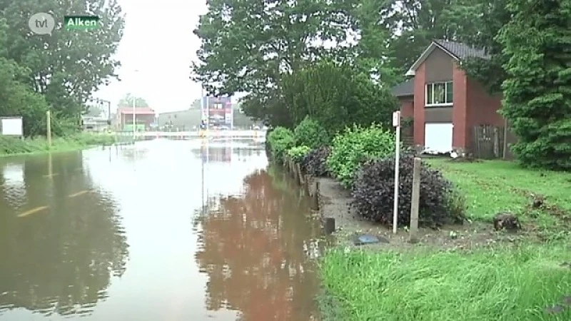 Huis in Alken afgesloten van de buitenwereld