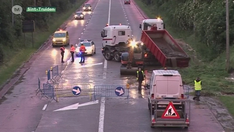 Sint-Truiden zwaar getroffen door noodweer