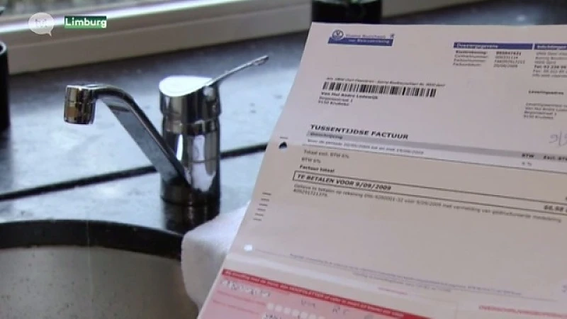 5.000 Limburgse gezinnen kunnen waterfactuur niet betalen