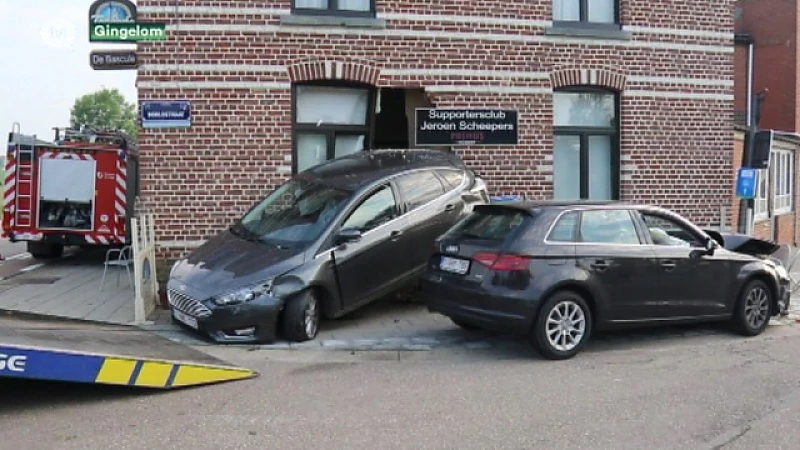 Auto ramt café in Gingelom