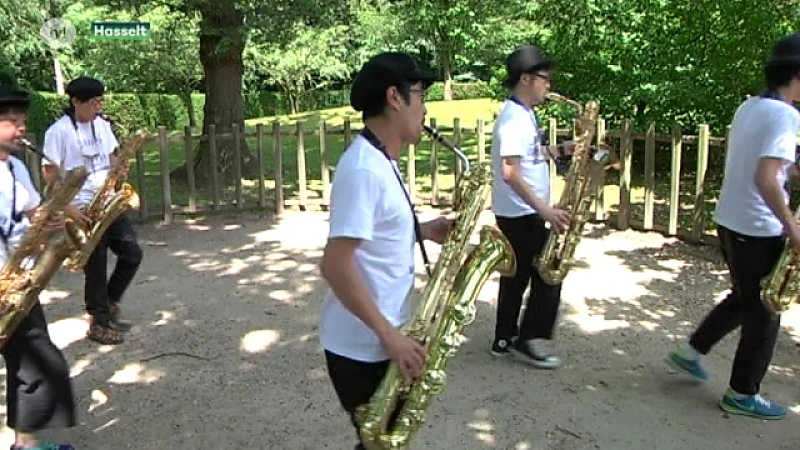 Japanse Jazztoppers in Japanse Tuin