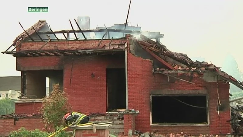 Ontploft huis in Beringen kwaad opzet?