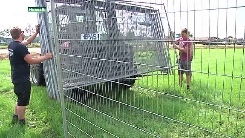 Opbouw Pukkelpopweide gestart