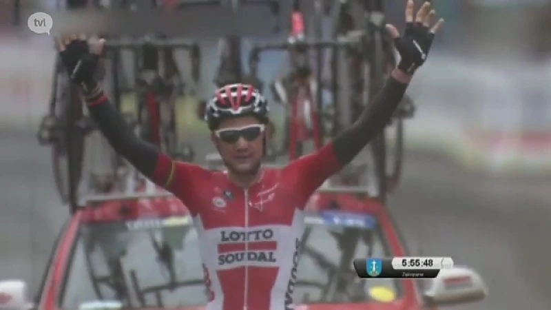 Tim Wellens op weg naar eindwinst Ronde van Polen