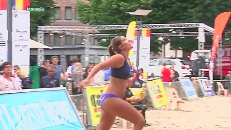 Beachvolley: Katrien Gielen opnieuw de beste op BK-manche in Maaseik