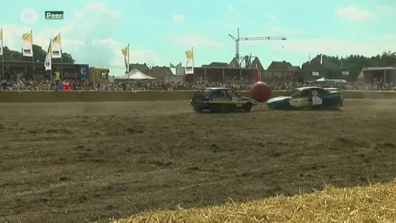 Spectaculair! BK autovoetbal in Peer.