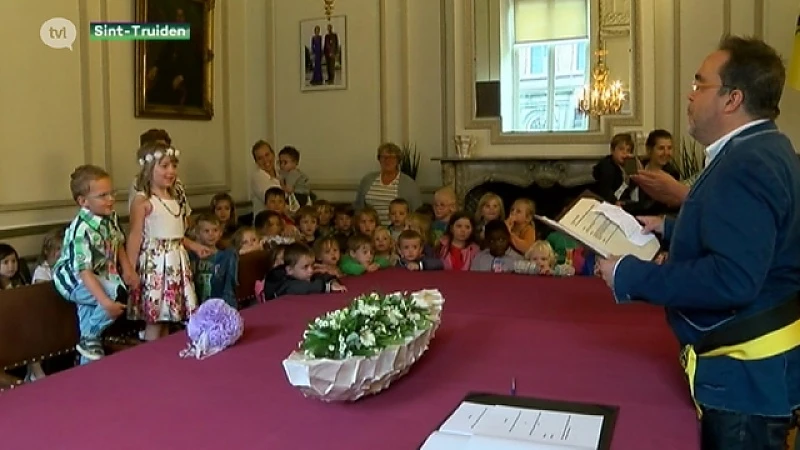 Kleuters trouwen in Sint-Truiden