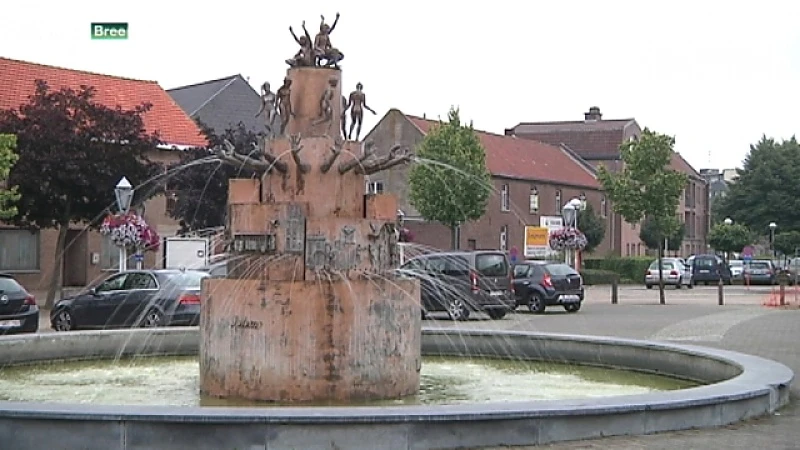 Protest tegen verplaatsing Verzusteringsfontein in Bree