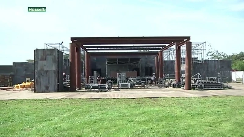 Pukkelpopterrein vergroot, indeling omgegooid