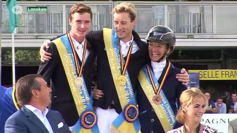 Pieter Devos wordt Belgisch kampioen jumping in Lanaken