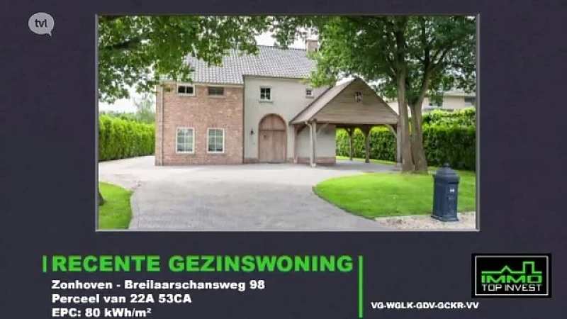 Gezinswoning in Zonhoven en Herenhuis in Sint-Truiden
