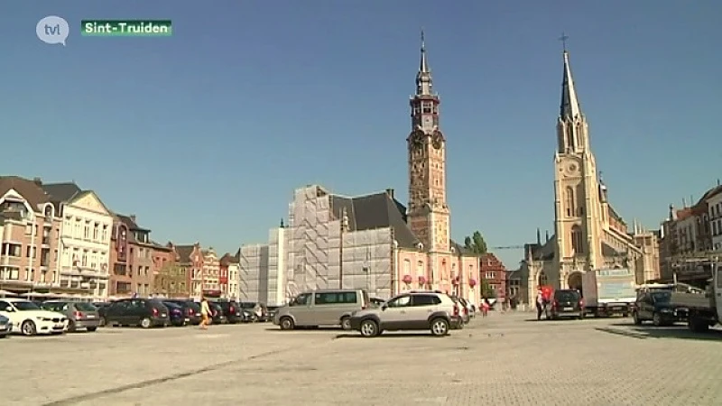 Grote Markt Sint-Truiden, pas aangelegd en nu al zeer smerig