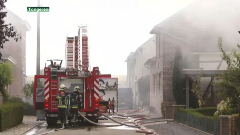 Kunstenaar gewond na zware brand in Tongeren