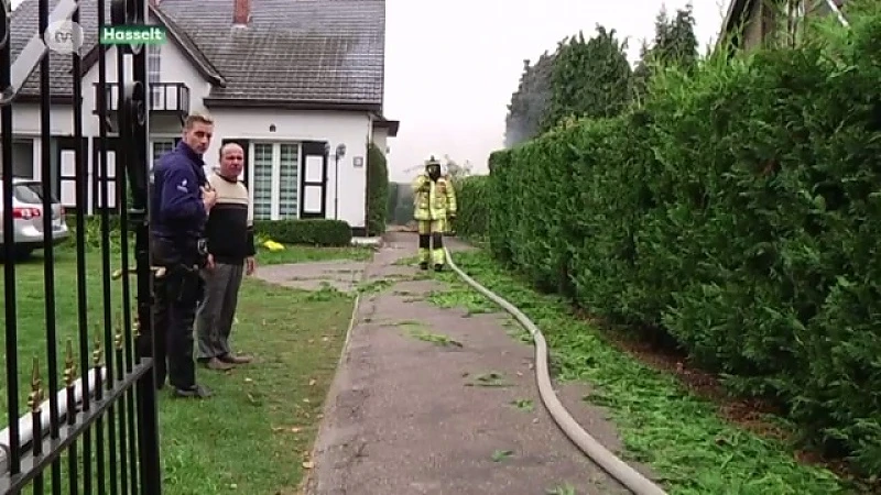 Brand verwoest autoherstelplaats in Hasselt