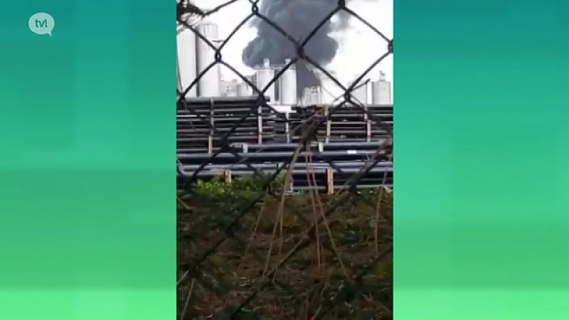 Brand bedrijventerrein